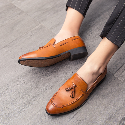 Cambridge Leather Tassel Loafers