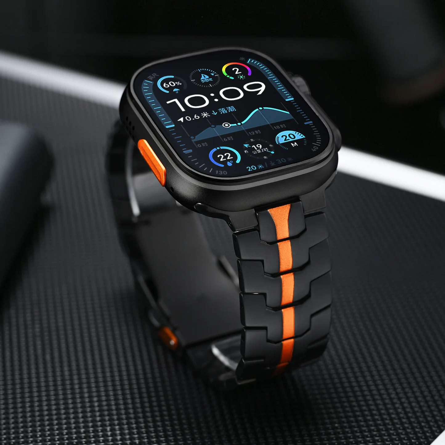 Wayfarer Stainless Steel Apple Watch Band