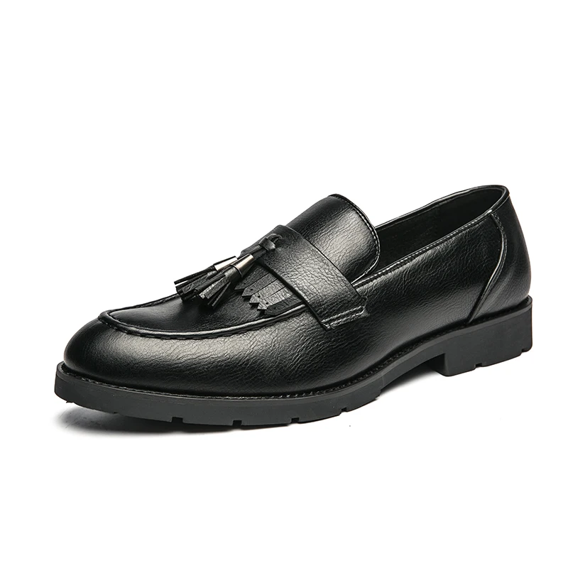 London Leather Tassel Loafers