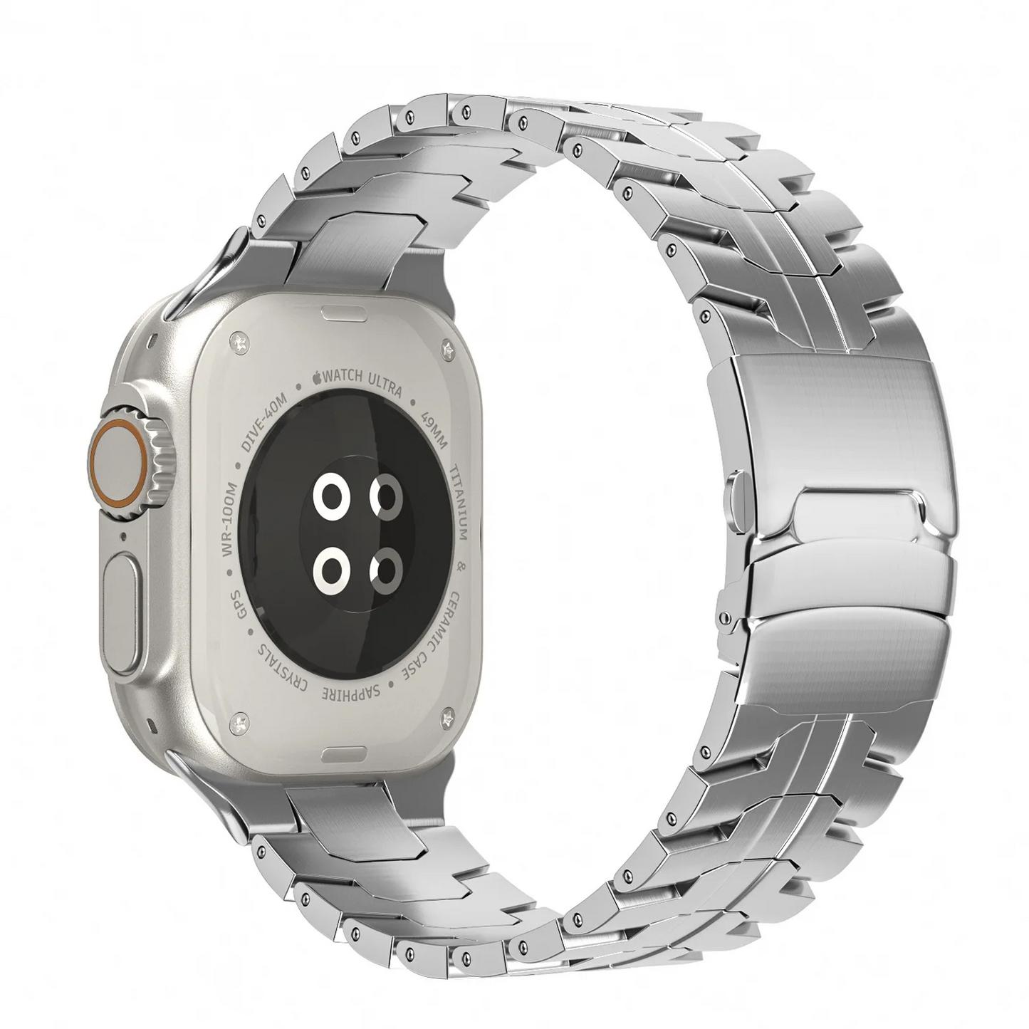 Wayfarer Stainless Steel Apple Watch Band