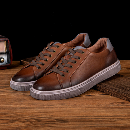 Romaro Distressed Leather Sneakers