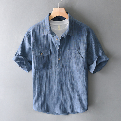 Gambetta Linen Polo Shirt
