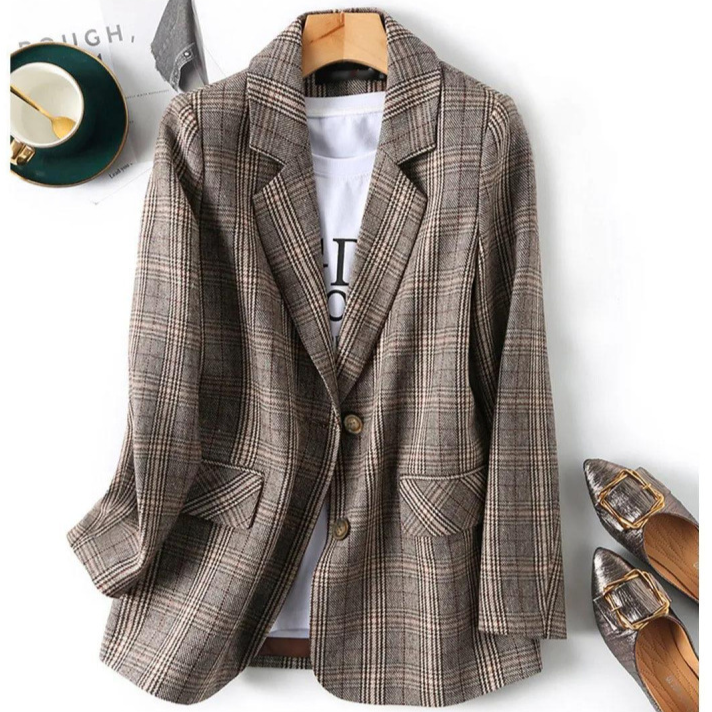 Serena Check Blazer
