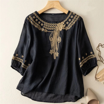 Claire Linen Blouse