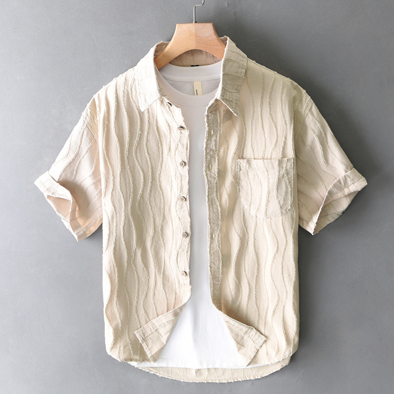 Pierre Laurent Textured Shirt