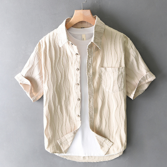 Pierre Laurent Textured Shirt
