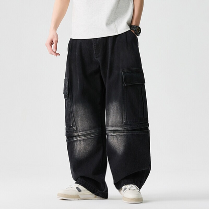 Lucien Wide-Leg Denim Pants