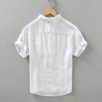 Sardinia Linen Cotton Polo Shirt
