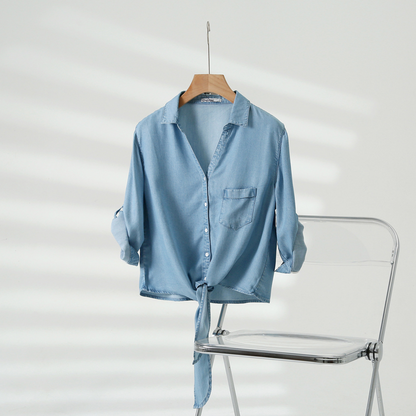 Léa Ferrara Tie Shirt