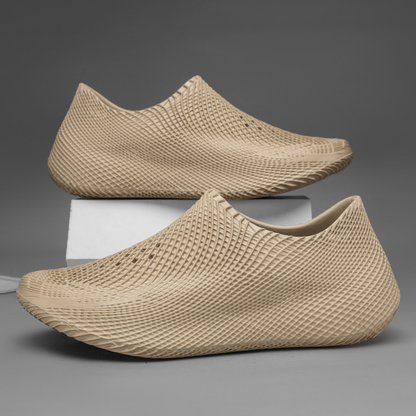 Astra Futuristic Mesh Slip-Ons