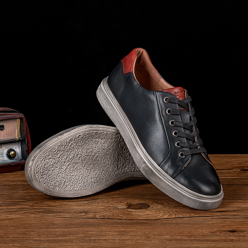 Romaro Distressed Leather Sneakers