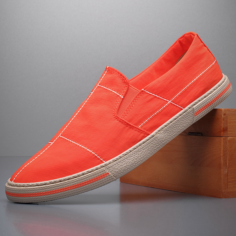 Mondrian Canvas Slip-Ons