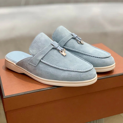 Renzo Italiana Suede Slides