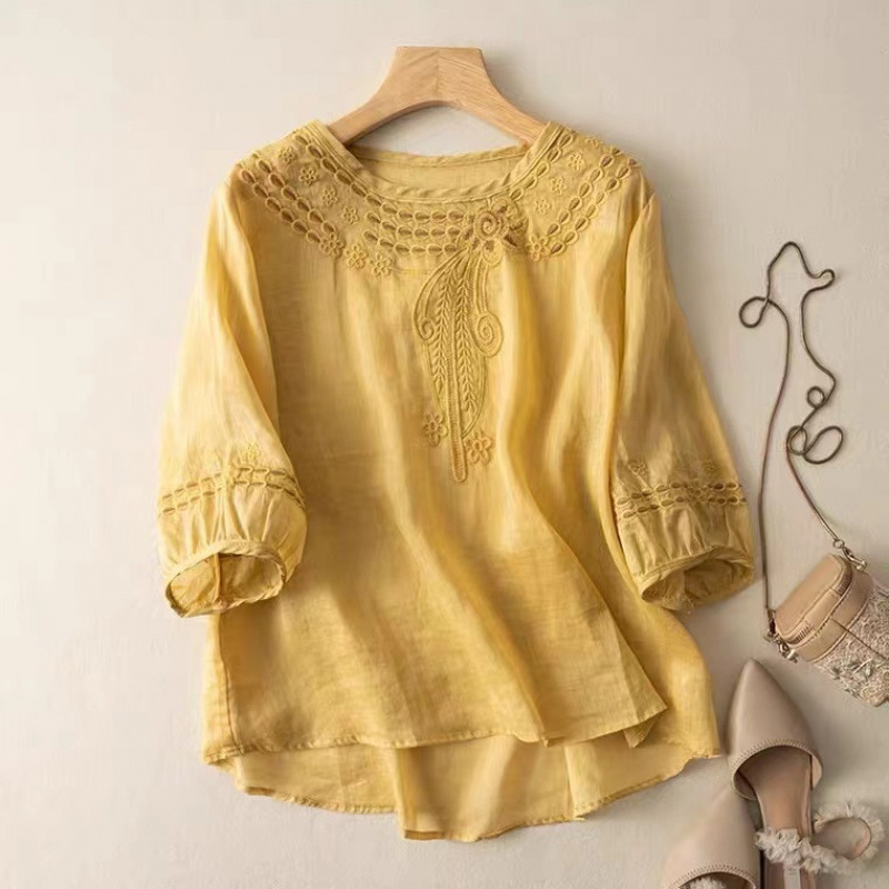 Claire Linen Blouse