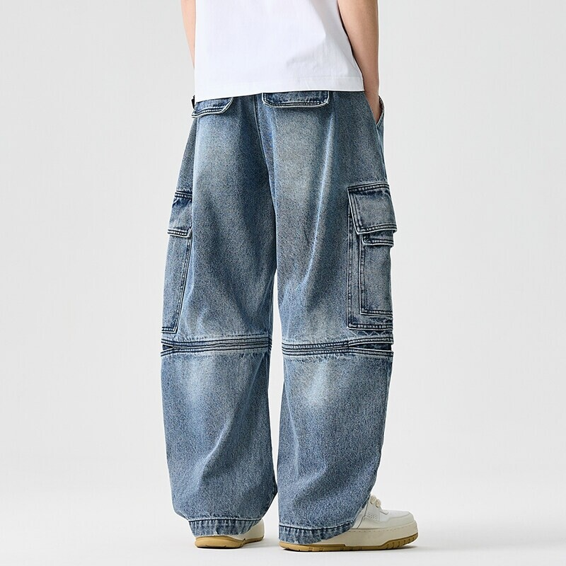 Lucien Wide-Leg Denim Pants