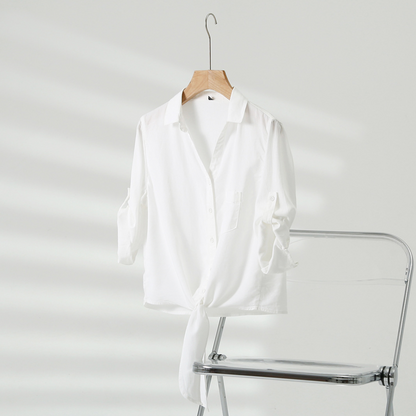 Léa Ferrara Tie Shirt