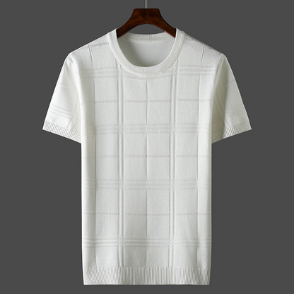 Bergamo Checked Knit Tee