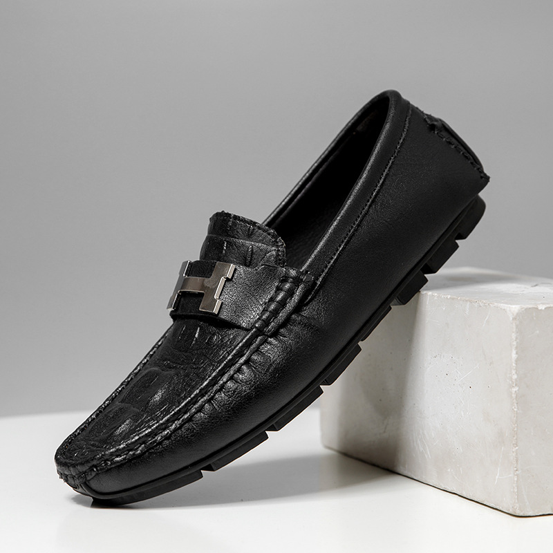 Strada Genuine Leather Loafers