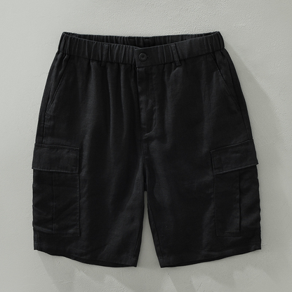 Positano Linen Cargo Shorts