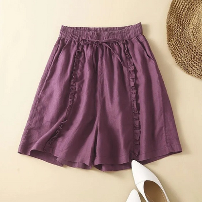 Petit Colette Cotton Linen Shorts