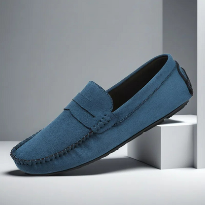 Bellagio Suede Penny Loafers