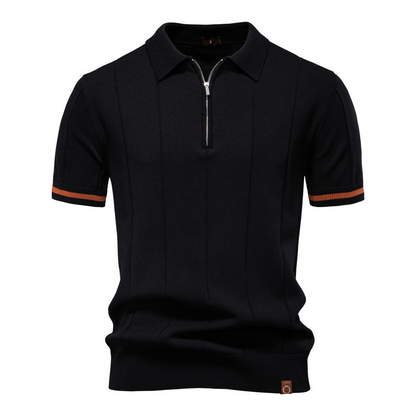 Emiliano Quarter-Zip Polo