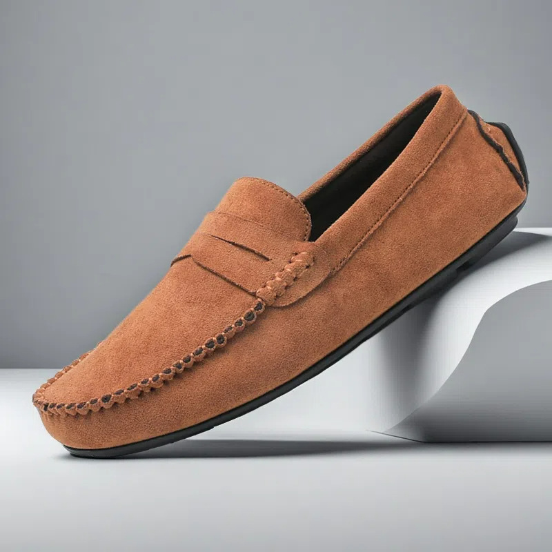 Bellagio Suede Penny Loafers