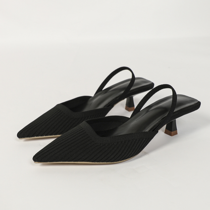 Donella Knit Slingback Heels