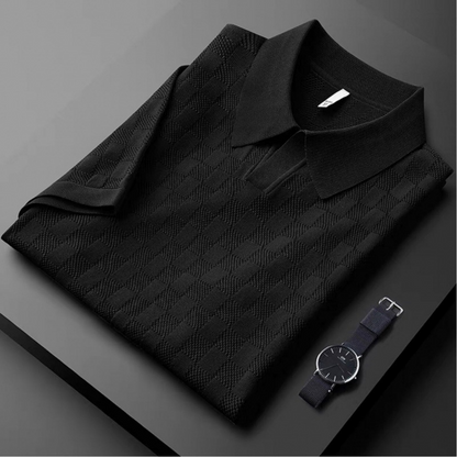 Ansel Checkered Polo Shirt