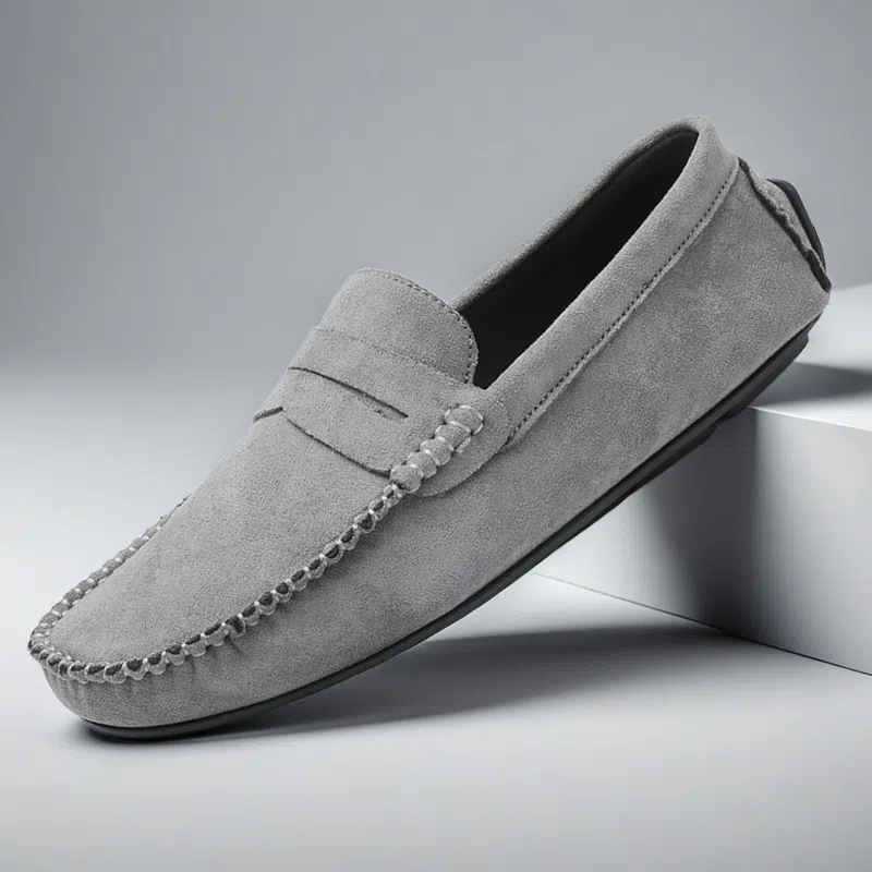Bellagio Suede Penny Loafers
