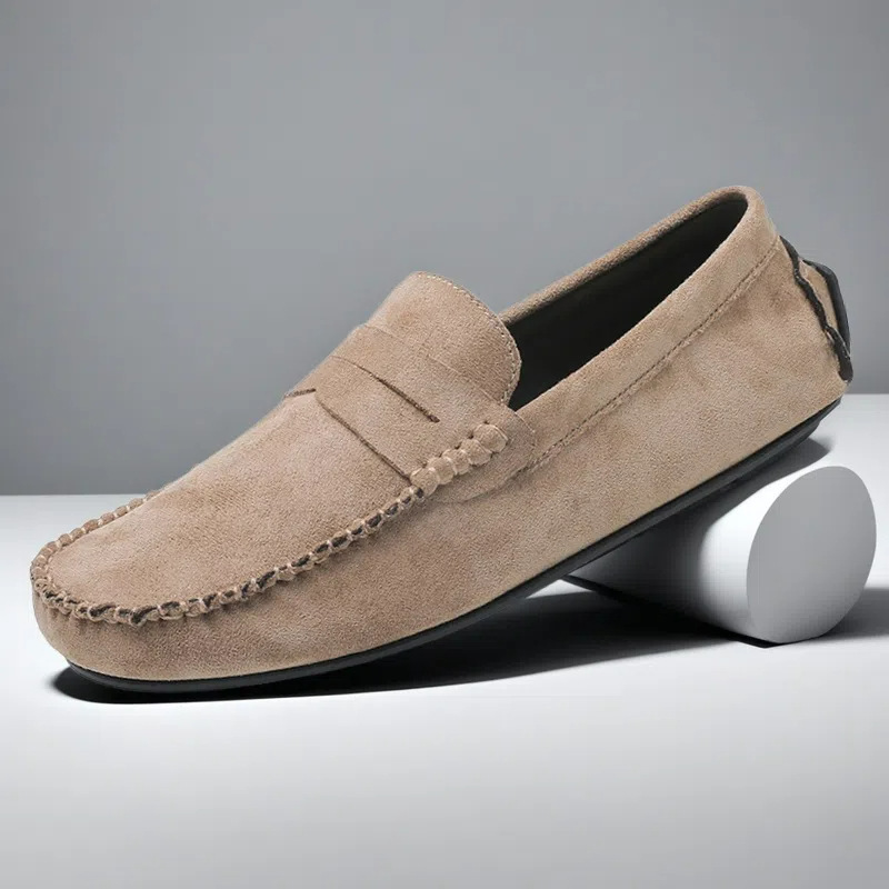 Bellagio Suede Penny Loafers
