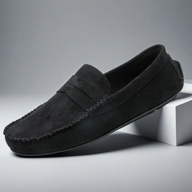 Bellagio Suede Penny Loafers