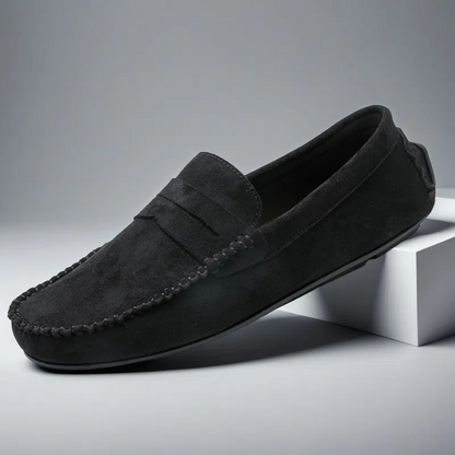 Bellagio Suede Penny Loafers