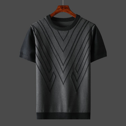 Liam Chevron Knit Tee