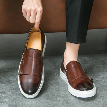 Giovanni Bellini Leather Loafers