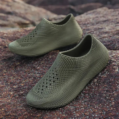 Astra Futuristic Mesh Slip-Ons