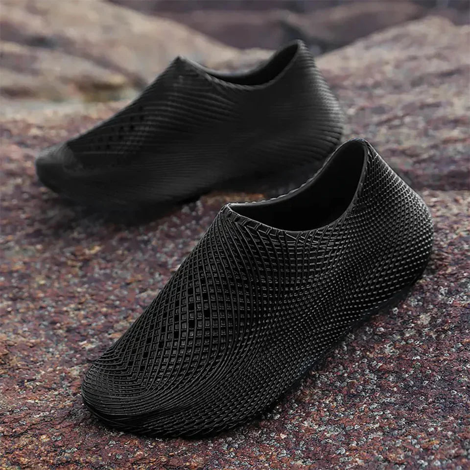 Astra Futuristic Mesh Slip-Ons