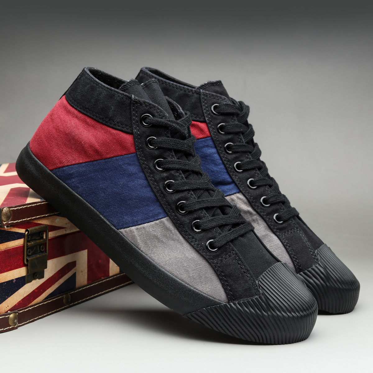 Gallagher Hi-Top Canvas Sneakers