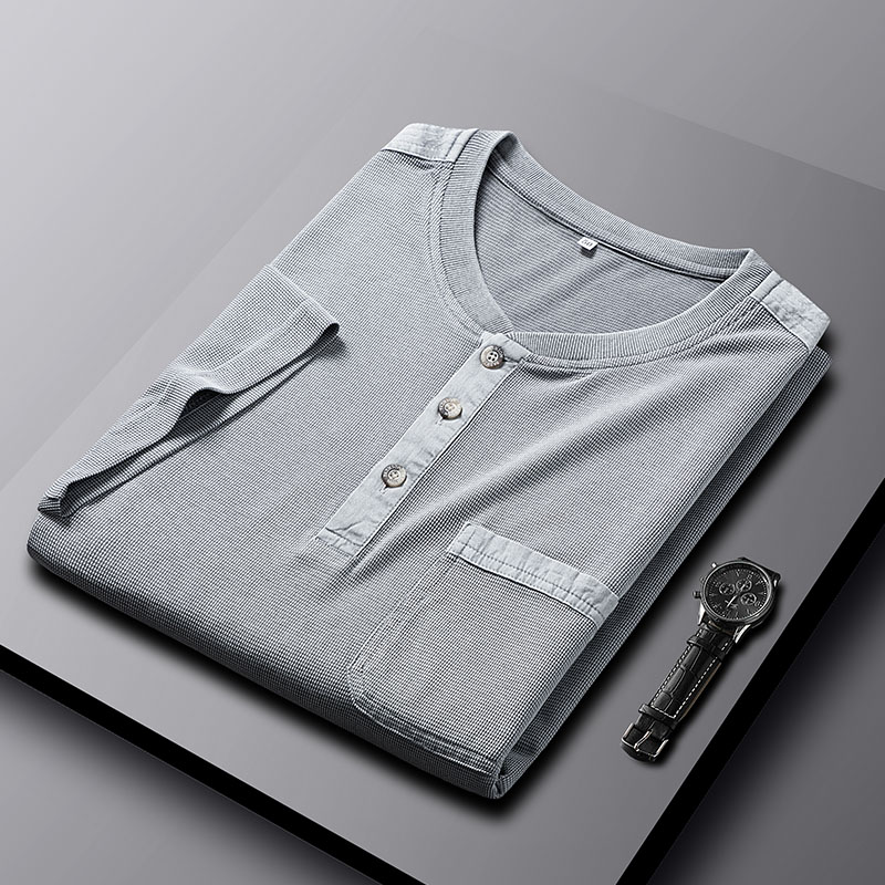 Hudson Waffle Knit Henley