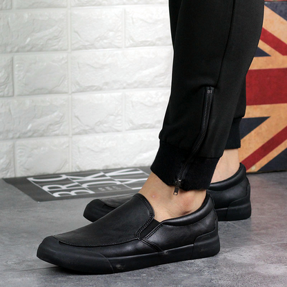 Chelsea Leather Slip-On Sneakers