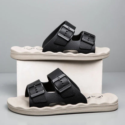 Sedona Leather Slides