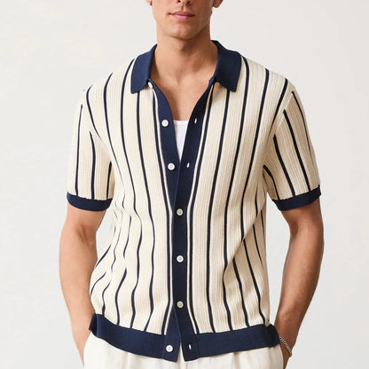 Bradbury Stripe Knit Polo