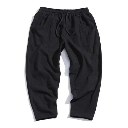 Katachi Cropped Linen Pants