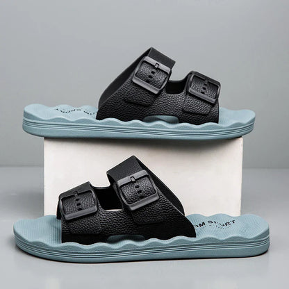 Sedona Leather Slides