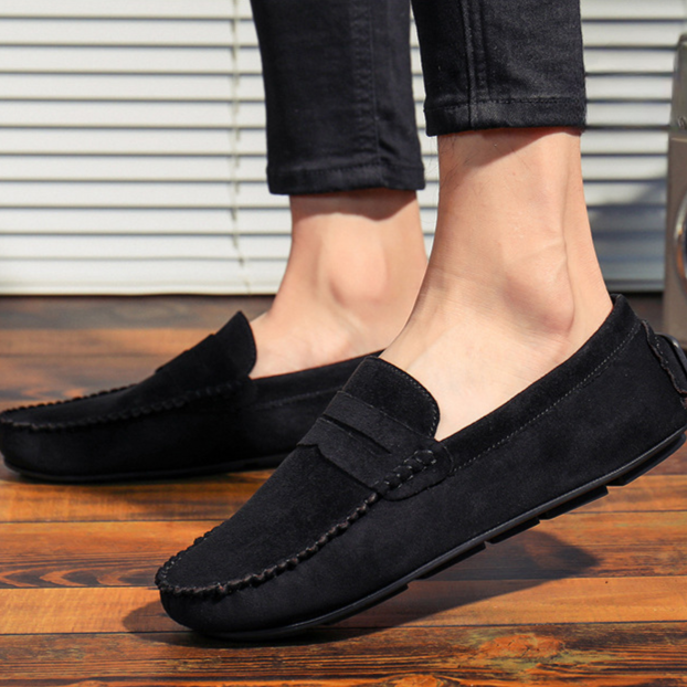 Bellagio Suede Penny Loafers