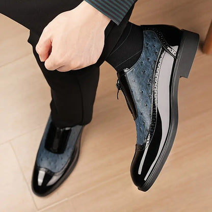 Lusso Ostrich Leather Loafers