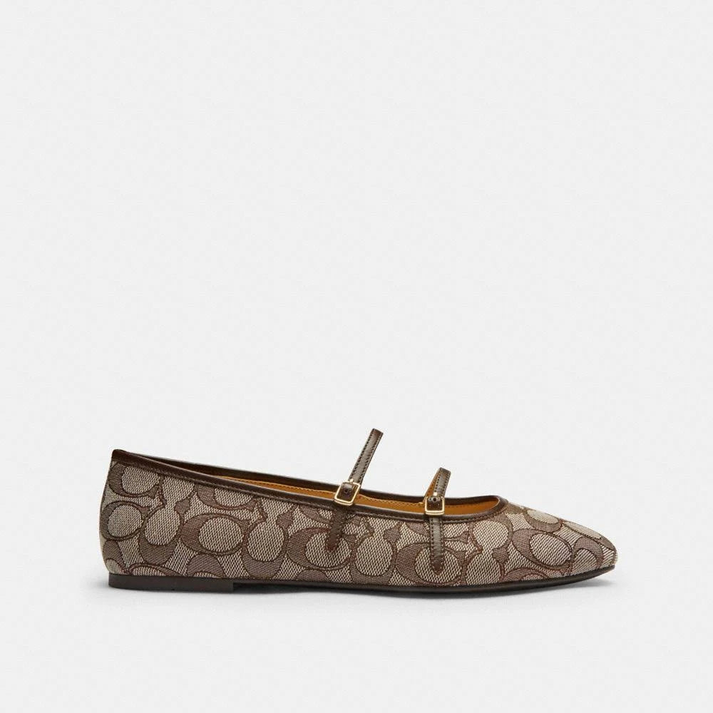Mary Jane's In Signature Jacquard