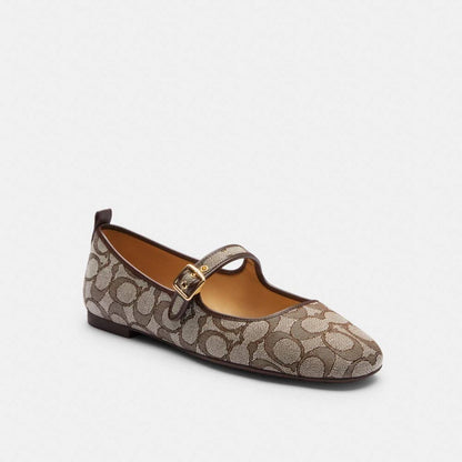 Mary Jane's In Signature Jacquard